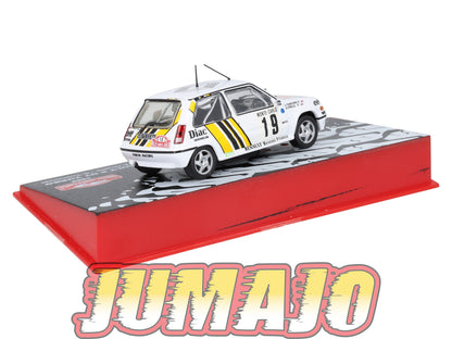RMC39 Voiture 1/43 IXO Altaya Rallye monte-carlo RENAULT 5 GT Turbo 1989 #19 A.Oreille