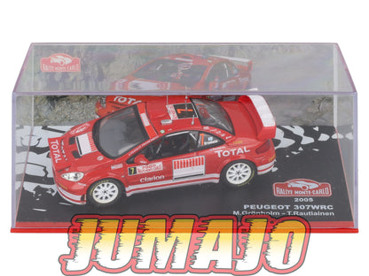 RMC3 Voiture 1/43 IXO Altaya Rallye PEUGEOT 307 WRC M.Gronholm 2005 #7 Monte-carlo