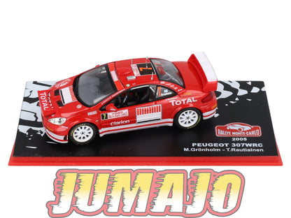 RMC3 Voiture 1/43 IXO Altaya Rallye PEUGEOT 307 WRC M.Gronholm 2005 #7 Monte-carlo