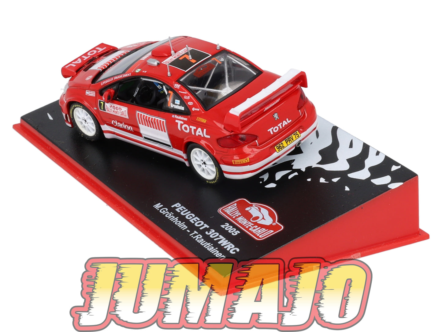 RMC3 Voiture 1/43 IXO Altaya Rallye PEUGEOT 307 WRC M.Gronholm 2005 #7 Monte-carlo