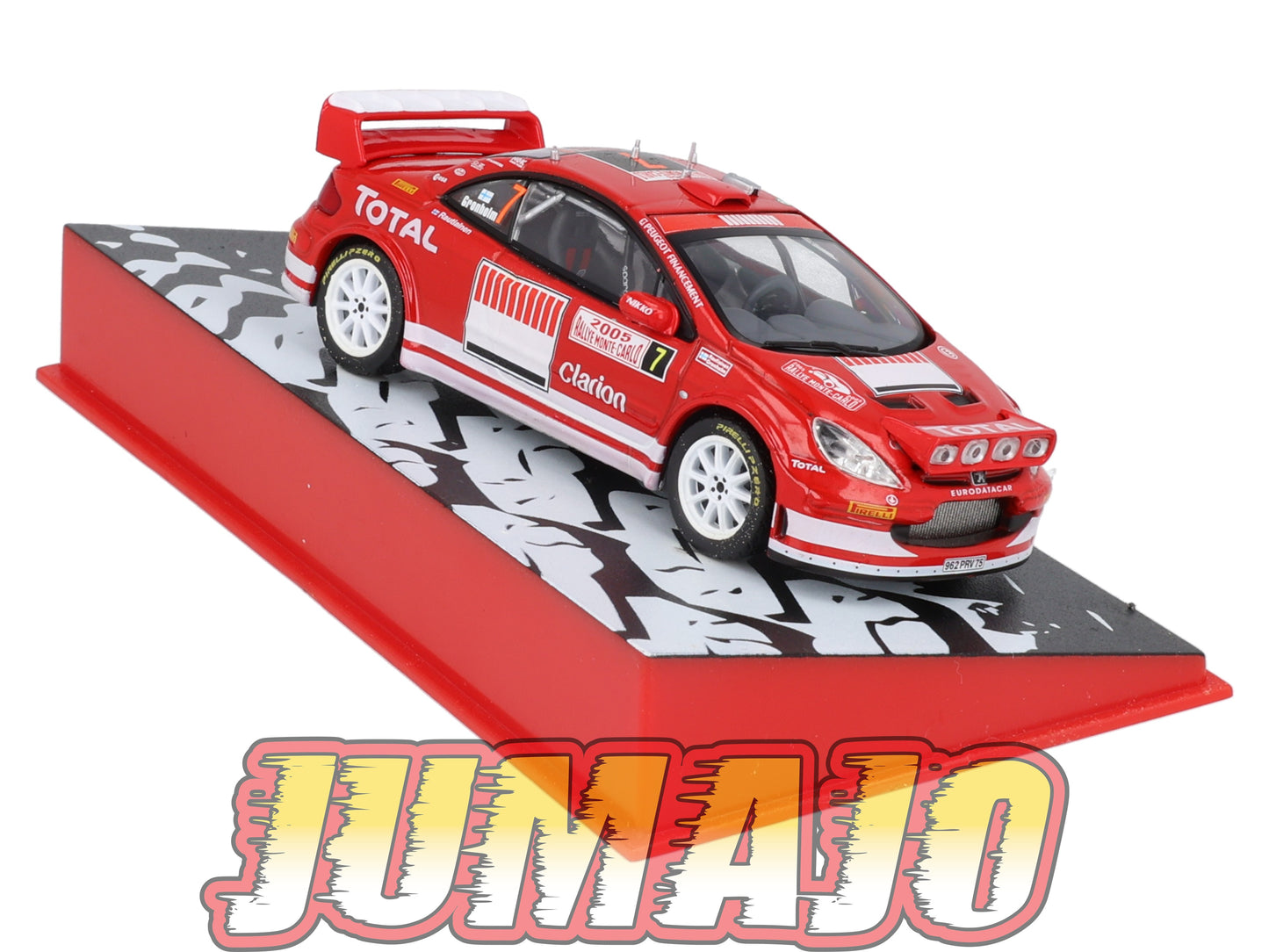 RMC3 Voiture 1/43 IXO Altaya Rallye PEUGEOT 307 WRC M.Gronholm 2005 #7 Monte-carlo