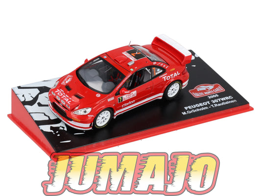 RMC3 Voiture 1/43 IXO Altaya Rallye PEUGEOT 307 WRC M.Gronholm 2005 #7 Monte-carlo