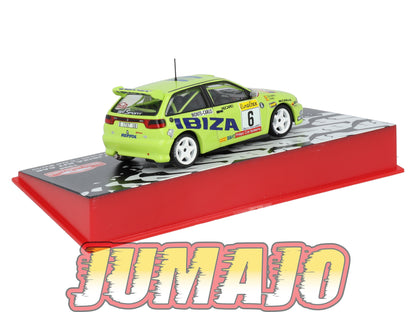 RMC402 Voiture 1/43 IXO Altaya Rallye monte-carlo SEAT Ibiza Kit car J.Puras 1996 #6