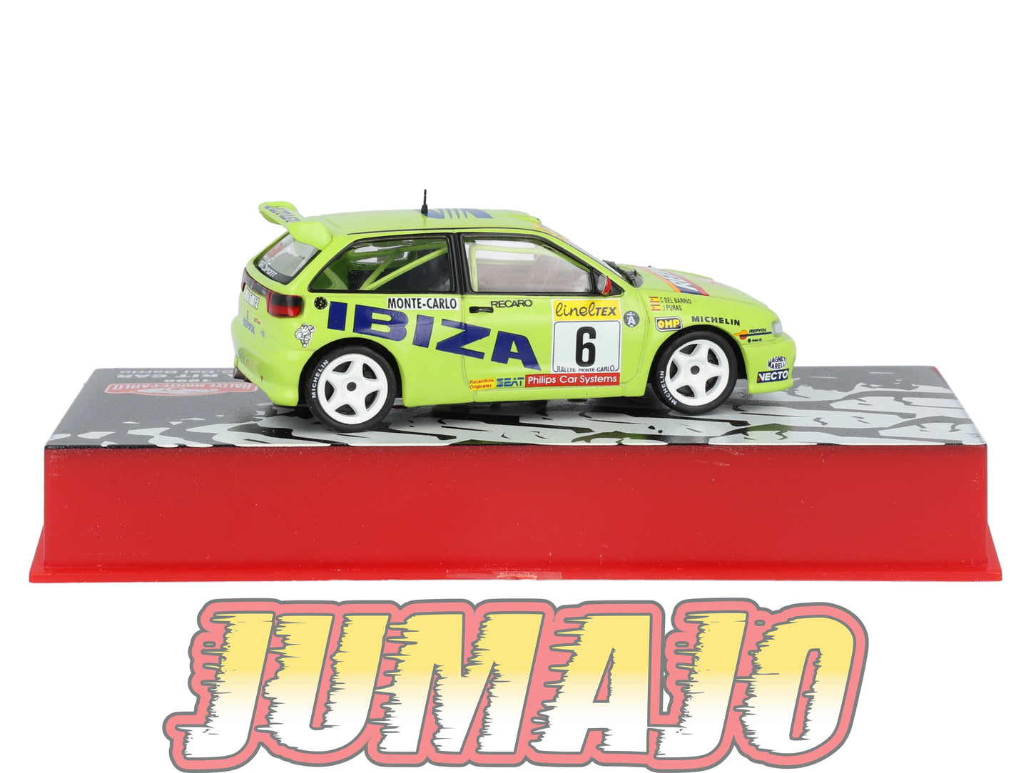 RMC402 Voiture 1/43 IXO Altaya Rallye monte-carlo SEAT Ibiza Kit car J.Puras 1996 #6