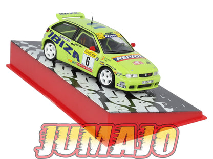 RMC402 Voiture 1/43 IXO Altaya Rallye monte-carlo SEAT Ibiza Kit car J.Puras 1996 #6