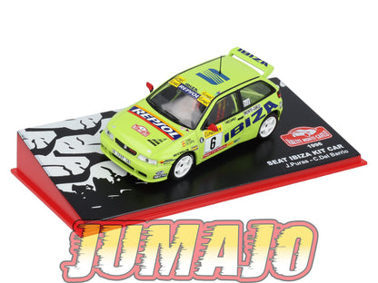 RMC402 Voiture 1/43 IXO Altaya Rallye monte-carlo SEAT Ibiza Kit car J.Puras 1996 #6