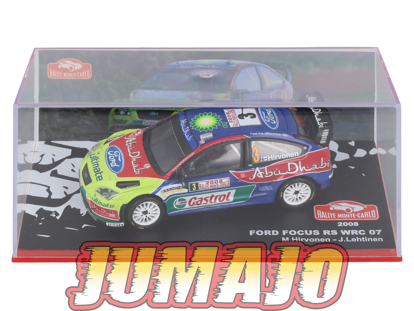 RMC403 Voiture 1/43 IXO Altaya Rallye monte-carlo FORD Focus RS WRC 07 M.Hirvonen 2008 #3