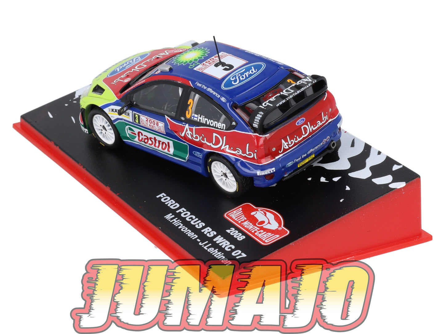 RMC403 Voiture 1/43 IXO Altaya Rallye monte-carlo FORD Focus RS WRC 07 M.Hirvonen 2008 #3