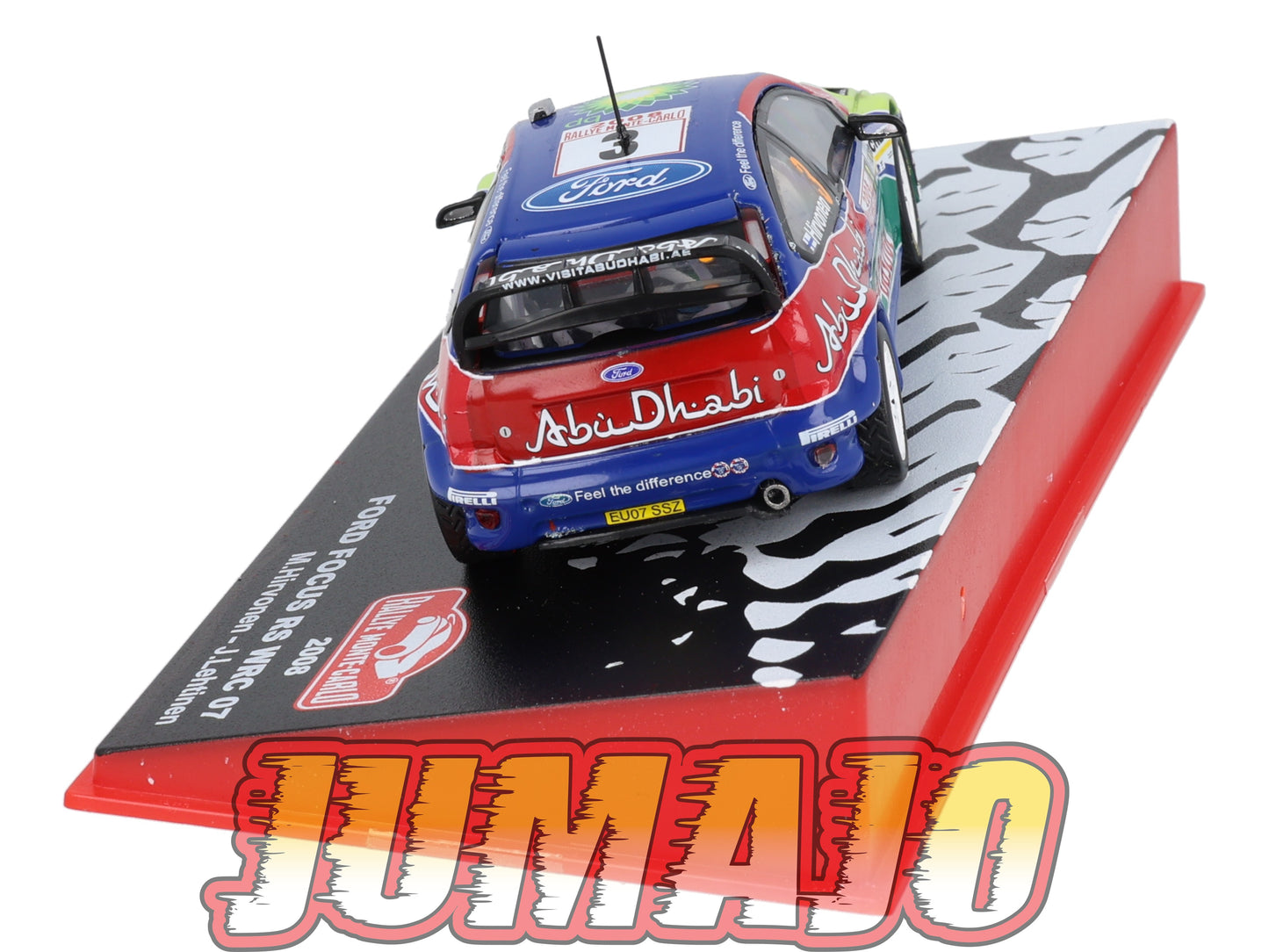 RMC403 Voiture 1/43 IXO Altaya Rallye monte-carlo FORD Focus RS WRC 07 M.Hirvonen 2008 #3