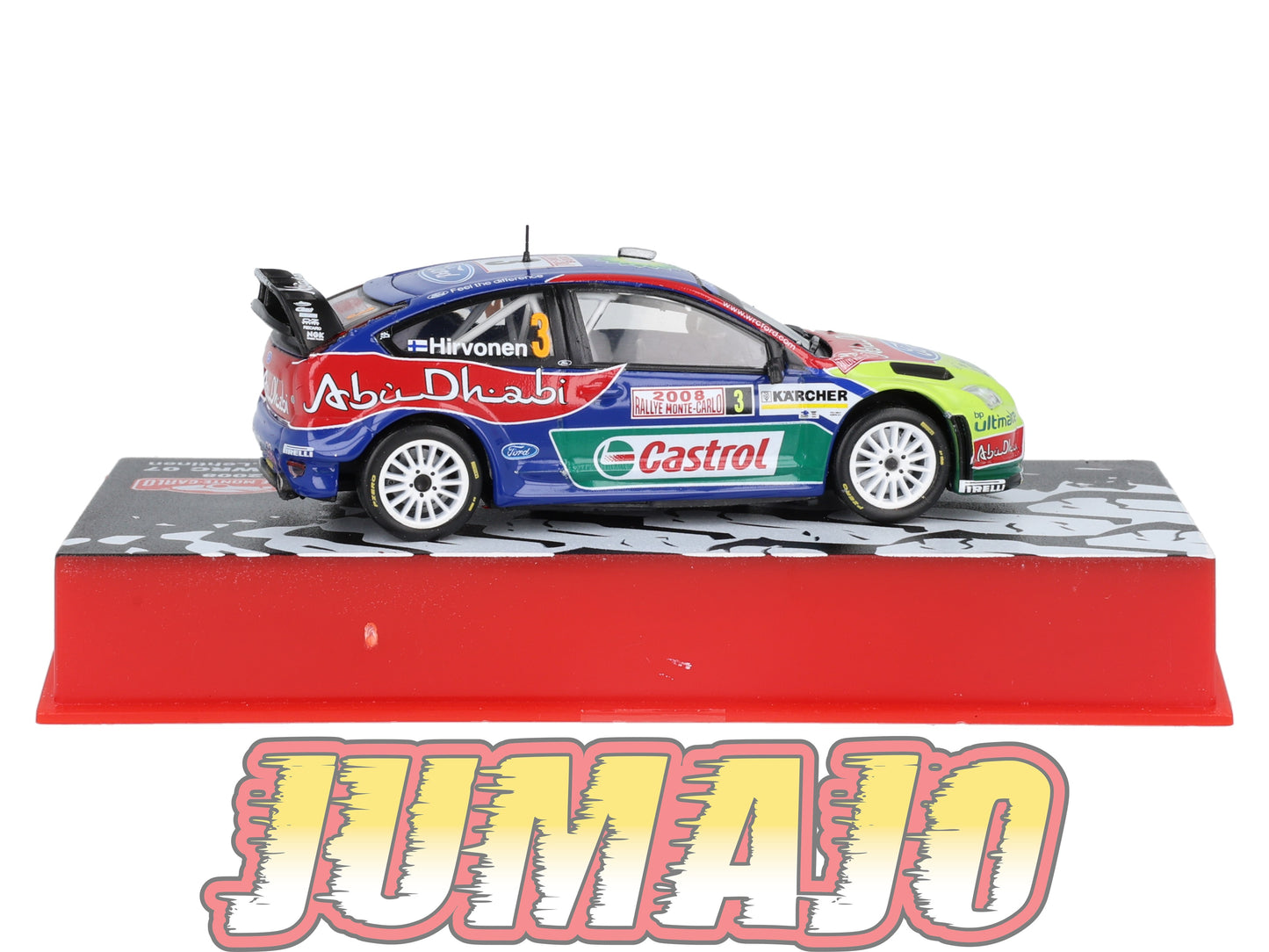 RMC403 Voiture 1/43 IXO Altaya Rallye monte-carlo FORD Focus RS WRC 07 M.Hirvonen 2008 #3