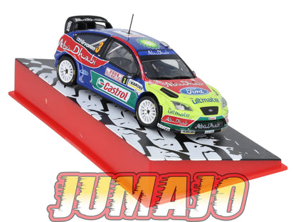 RMC403 Voiture 1/43 IXO Altaya Rallye monte-carlo FORD Focus RS WRC 07 M.Hirvonen 2008 #3