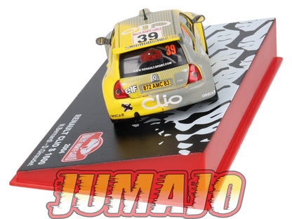 RMC42 Voiture 1/43 IXO Altaya Rallye RENAULT Clio S 1600 N.Bernardi 2004 #39 Monte-carlo