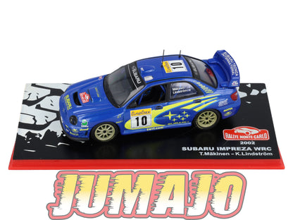 RMC45 1/43 IXO Altaya Rallye Monte Carlo : Subaru Impreza WRC T.Mäkinen #10 2002