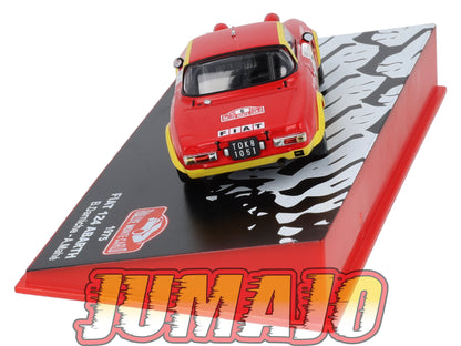 RMC46 Voiture 1/43 IXO Altaya Rallye Monte-carlo FIAT 124 Abarth 1975 #6 B.Darniche