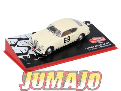 RMC47 voiture 1/43 IXO altaya Rallye Monte Carlo : Lancia Aurelia GT 1954 #69