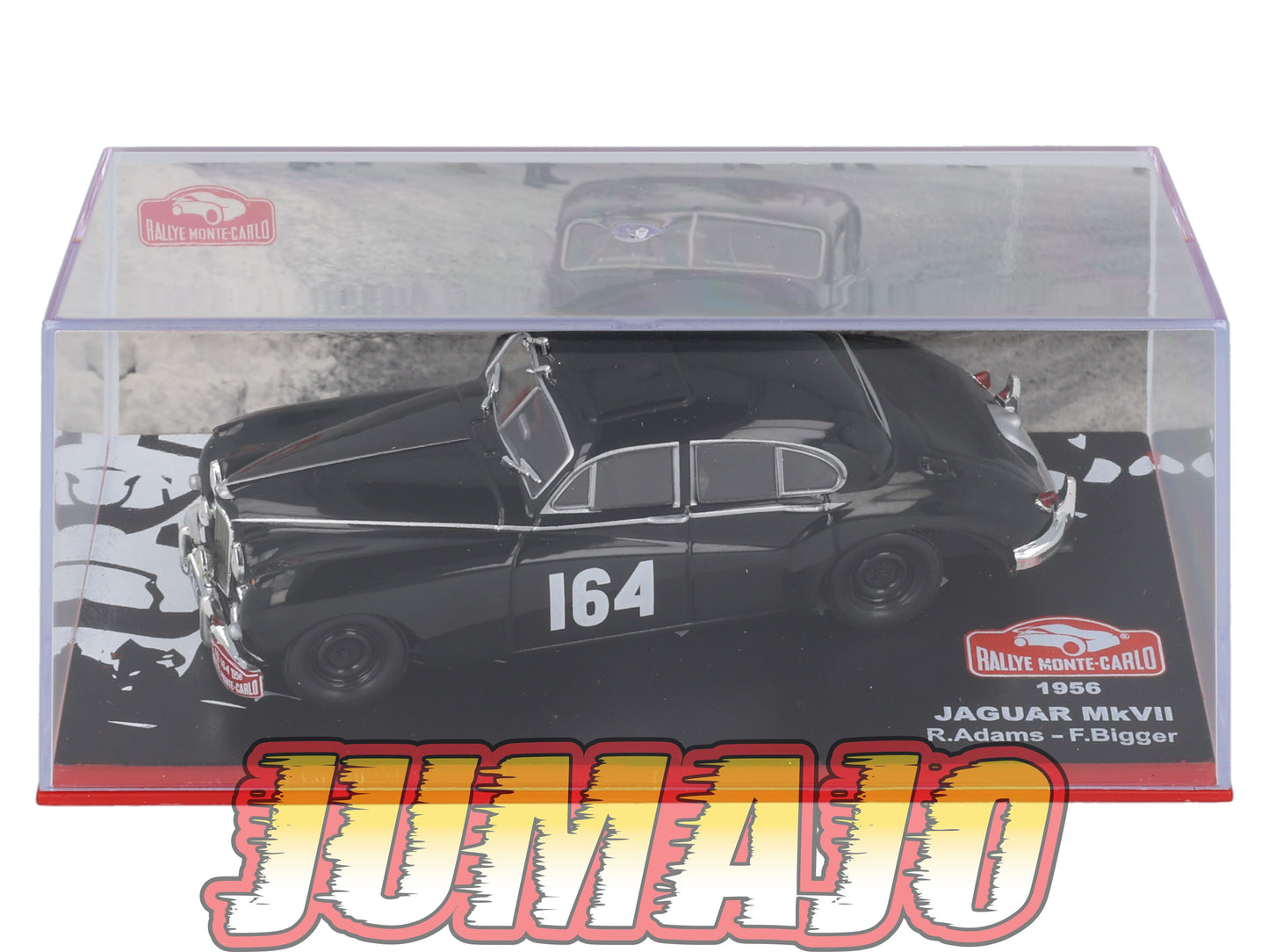 RMC49 Voiture 1/43 IXO Altaya Rallye Monte-Carlo JAGUAR MKVII 1956 #164 R.Adams