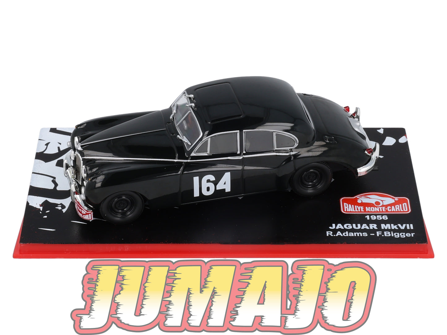 RMC49 Voiture 1/43 IXO Altaya Rallye Monte-Carlo JAGUAR MKVII 1956 #164 R.Adams