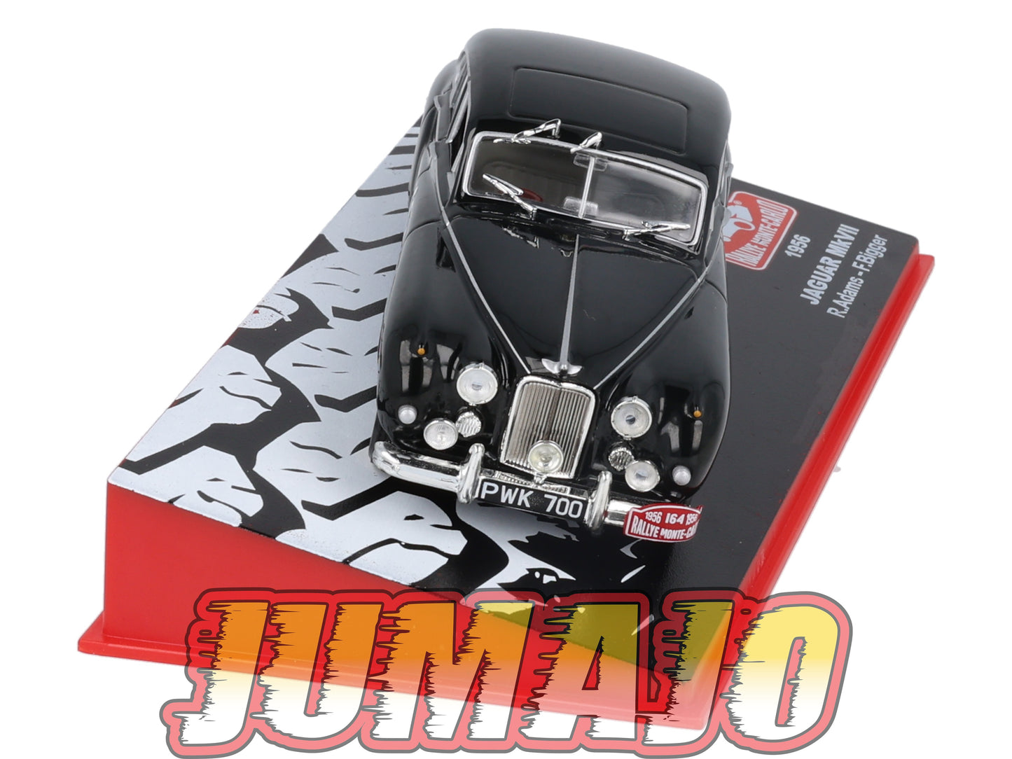 RMC49 Voiture 1/43 IXO Altaya Rallye Monte-Carlo JAGUAR MKVII 1956 #164 R.Adams