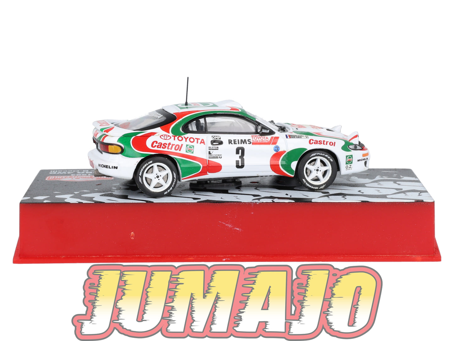 RMC52 1/43 IXO Altaya Rallye Monte Carlo : Toyota Celica Turbo 4WD D.Auriol #3 1993