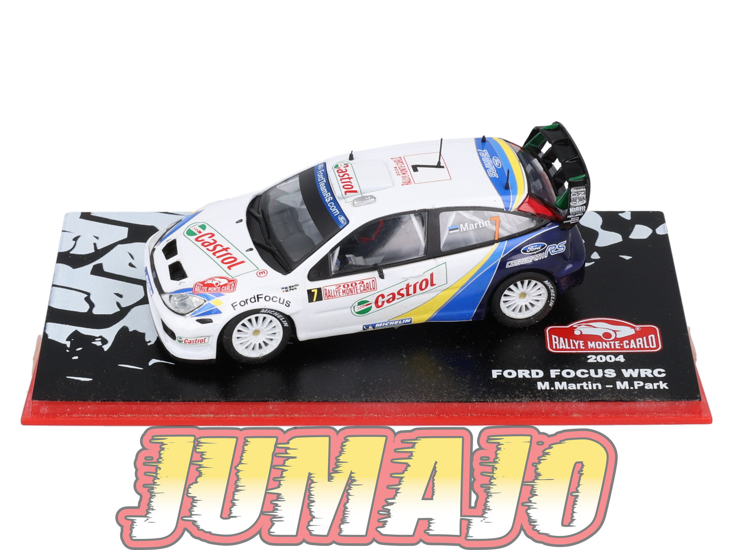 RMC5 Voiture 1/43 IXO Altaya Rallye FORD Focus WRC M.Martin 2004 #7 Monte-carlo