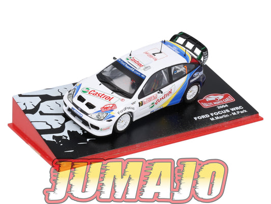 RMC5 Voiture 1/43 IXO Altaya Rallye FORD Focus WRC M.Martin 2004 #7 Monte-carlo