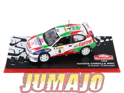 RMC61 1/43 IXO Altaya Rallye Monte Carlo : Toyota Corolla WRC D.Auriol #4 1999