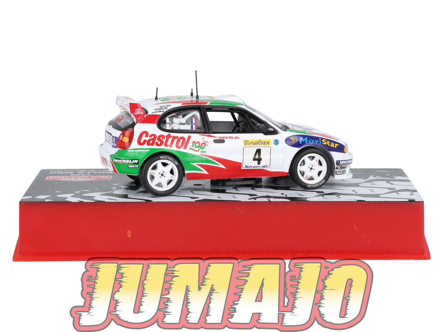 RMC61 1/43 IXO Altaya Rallye Monte Carlo : Toyota Corolla WRC D.Auriol #4 1999