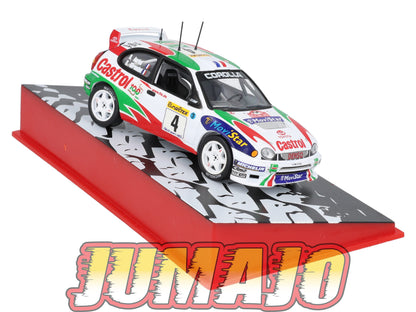 RMC61 1/43 IXO Altaya Rallye Monte Carlo : Toyota Corolla WRC D.Auriol #4 1999