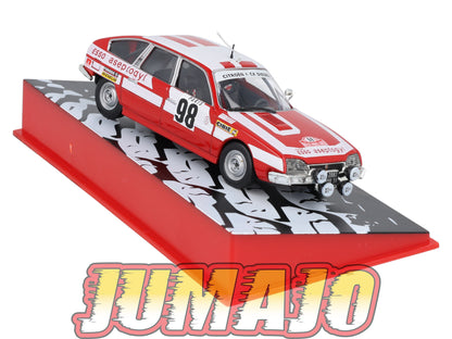 RMC63 Voiture 1/43 IXO Altaya Rallye Monte-carlo CITROËN CX Diesel #98 C.Dacremont 1978
