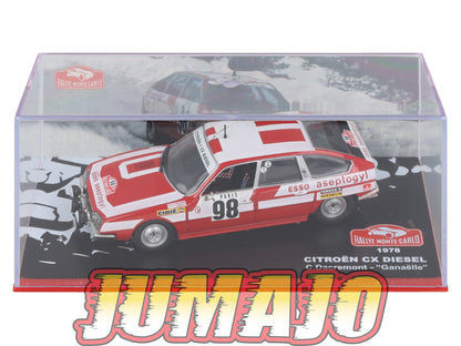 RMC63 Voiture 1/43 IXO Altaya Rallye Monte-carlo CITROËN CX Diesel #98 C.Dacremont 1978