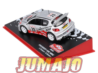 RMC64 Voiture 1/43 IXO Altaya Rallye PEUGEOT 206 WRC C.Robert 2003 #20 Monte-carlo