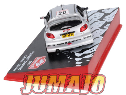 RMC64 Voiture 1/43 IXO Altaya Rallye PEUGEOT 206 WRC C.Robert 2003 #20 Monte-carlo