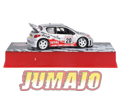 RMC64 Voiture 1/43 IXO Altaya Rallye PEUGEOT 206 WRC C.Robert 2003 #20 Monte-carlo