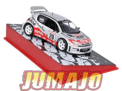 RMC64 Voiture 1/43 IXO Altaya Rallye PEUGEOT 206 WRC C.Robert 2003 #20 Monte-carlo