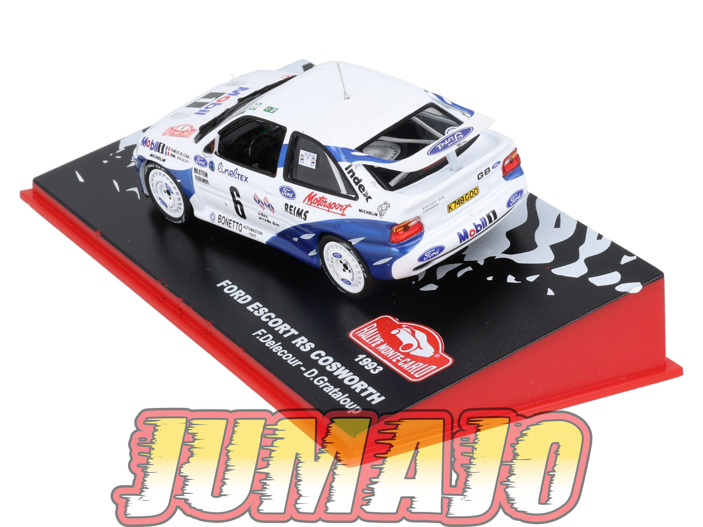 RMC65 Voiture 1/43 IXO Altaya Rallye monte-carlo FORD Escort RS Cosworth F.Delecour 1993 #6