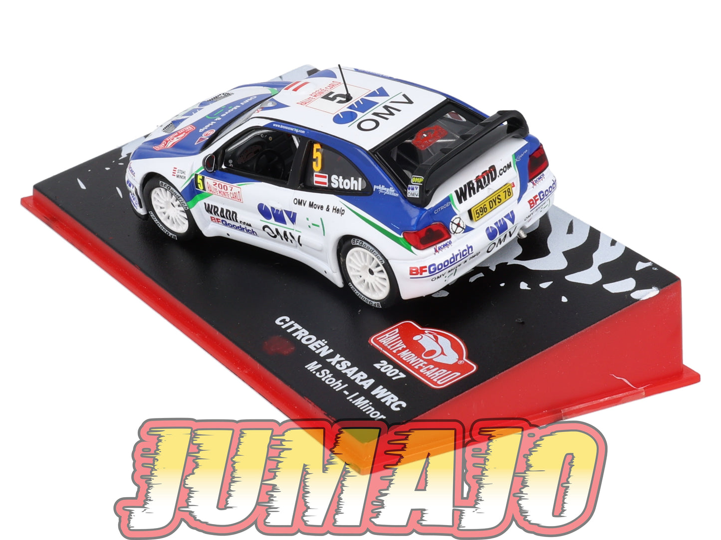 RMC67 Voiture 1/43 IXO Altaya Rallye CITROEN Xsara WRC M.Stohl 2007 #5 Monte-carlo