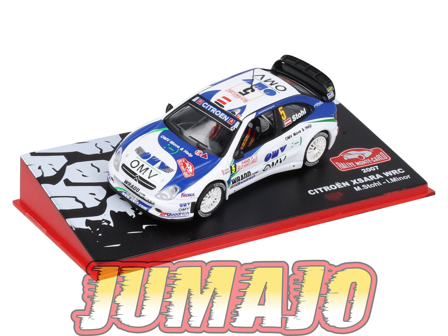 RMC67 Voiture 1/43 IXO Altaya Rallye CITROEN Xsara WRC M.Stohl 2007 #5 Monte-carlo