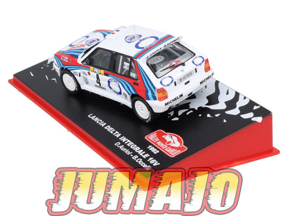 RMC69 Voiture 1/43 IXO Altaya Rallye Monte-Carlo LANCIA Delta Integrale 16V 1992 #4 D.Auriol