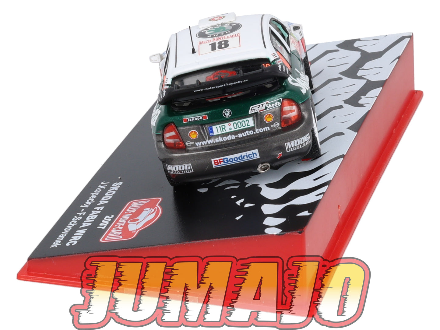 RMC70 Voiture 1/43 IXO Altaya Rallye SKODA Fabia WRC J.Kopecky 2007 #18 Monte-carlo