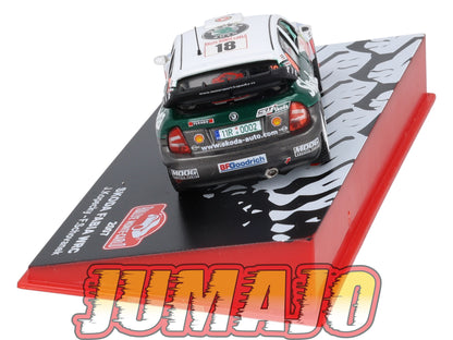 RMC70 Voiture 1/43 IXO Altaya Rallye SKODA Fabia WRC J.Kopecky 2007 #18 Monte-carlo