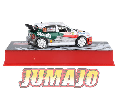 RMC70 Voiture 1/43 IXO Altaya Rallye SKODA Fabia WRC J.Kopecky 2007 #18 Monte-carlo