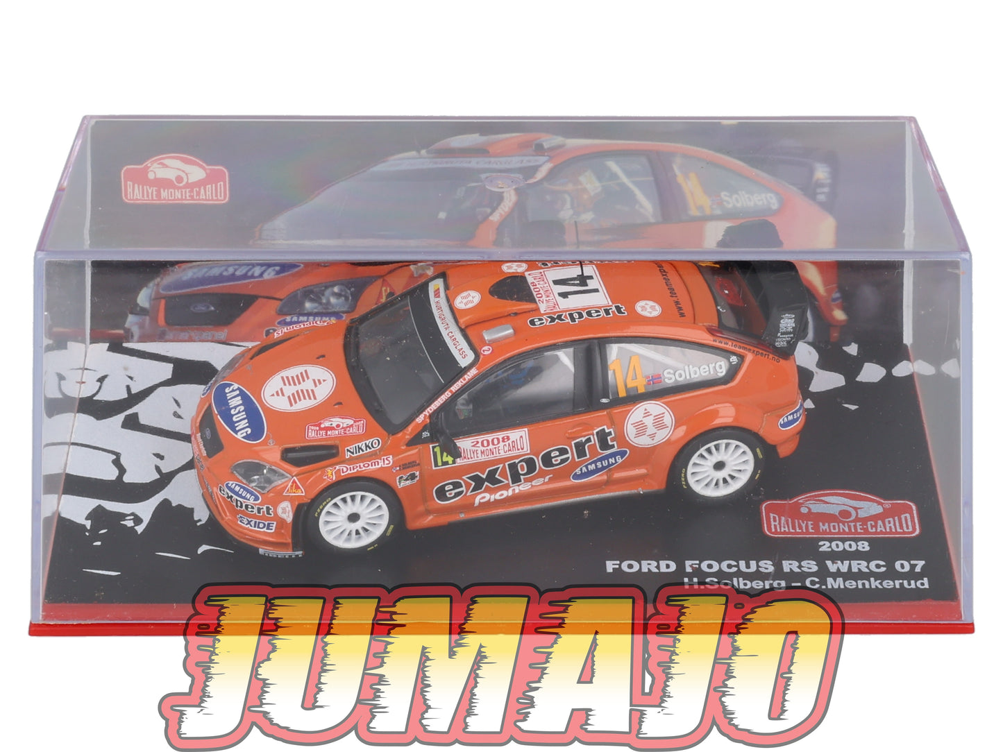 RMC71 Voiture 1/43 IXO Altaya Rallye FORD Focus RS WRC 07 H.Solberg 2008 #14 Monte-carlo