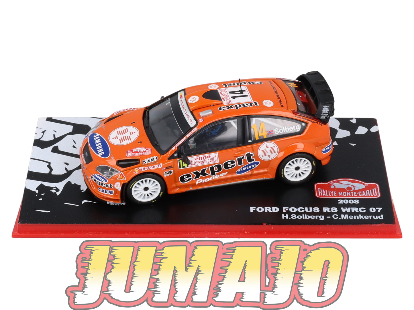 RMC71 Voiture 1/43 IXO Altaya Rallye FORD Focus RS WRC 07 H.Solberg 2008 #14 Monte-carlo