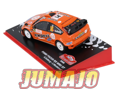 RMC71 Voiture 1/43 IXO Altaya Rallye FORD Focus RS WRC 07 H.Solberg 2008 #14 Monte-carlo