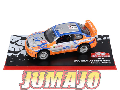 RMC72 Voiture 1/43 IXO Altaya Rallye HYUNDAI Accent WRC2 WRC J.Beres 2004 #71 Monte-carlo