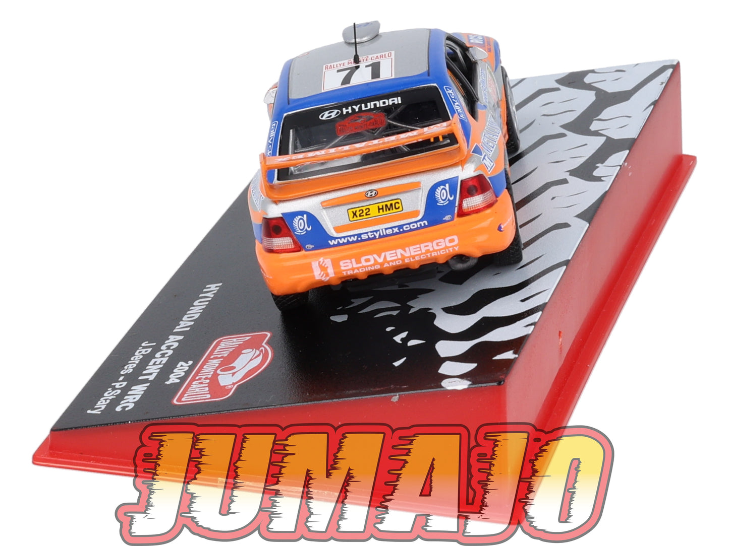 RMC72 Voiture 1/43 IXO Altaya Rallye HYUNDAI Accent WRC2 WRC J.Beres 2004 #71 Monte-carlo