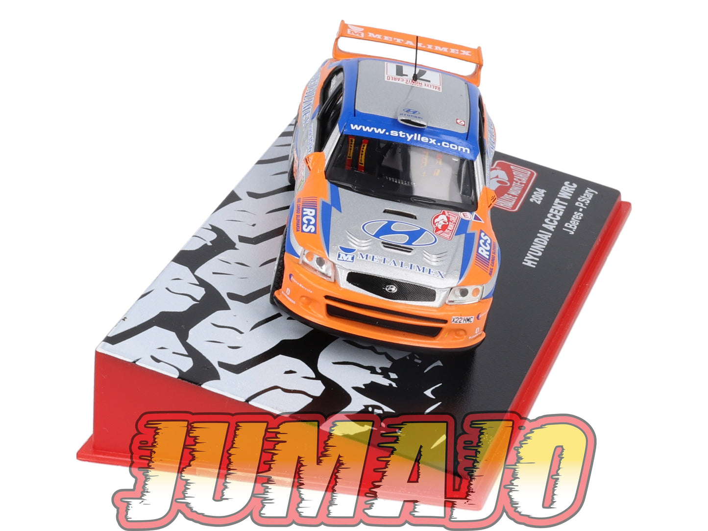 RMC72 Voiture 1/43 IXO Altaya Rallye HYUNDAI Accent WRC2 WRC J.Beres 2004 #71 Monte-carlo