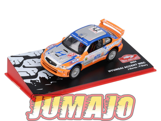 RMC72 Voiture 1/43 IXO Altaya Rallye HYUNDAI Accent WRC2 WRC J.Beres 2004 #71 Monte-carlo