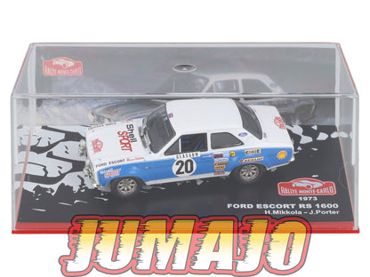 RMC75 Voiture 1/43 IXO Altaya Rallye Monte-carlo FORD Escort RS 1600 MkI 1973 #20 H.Mikkola Occasion