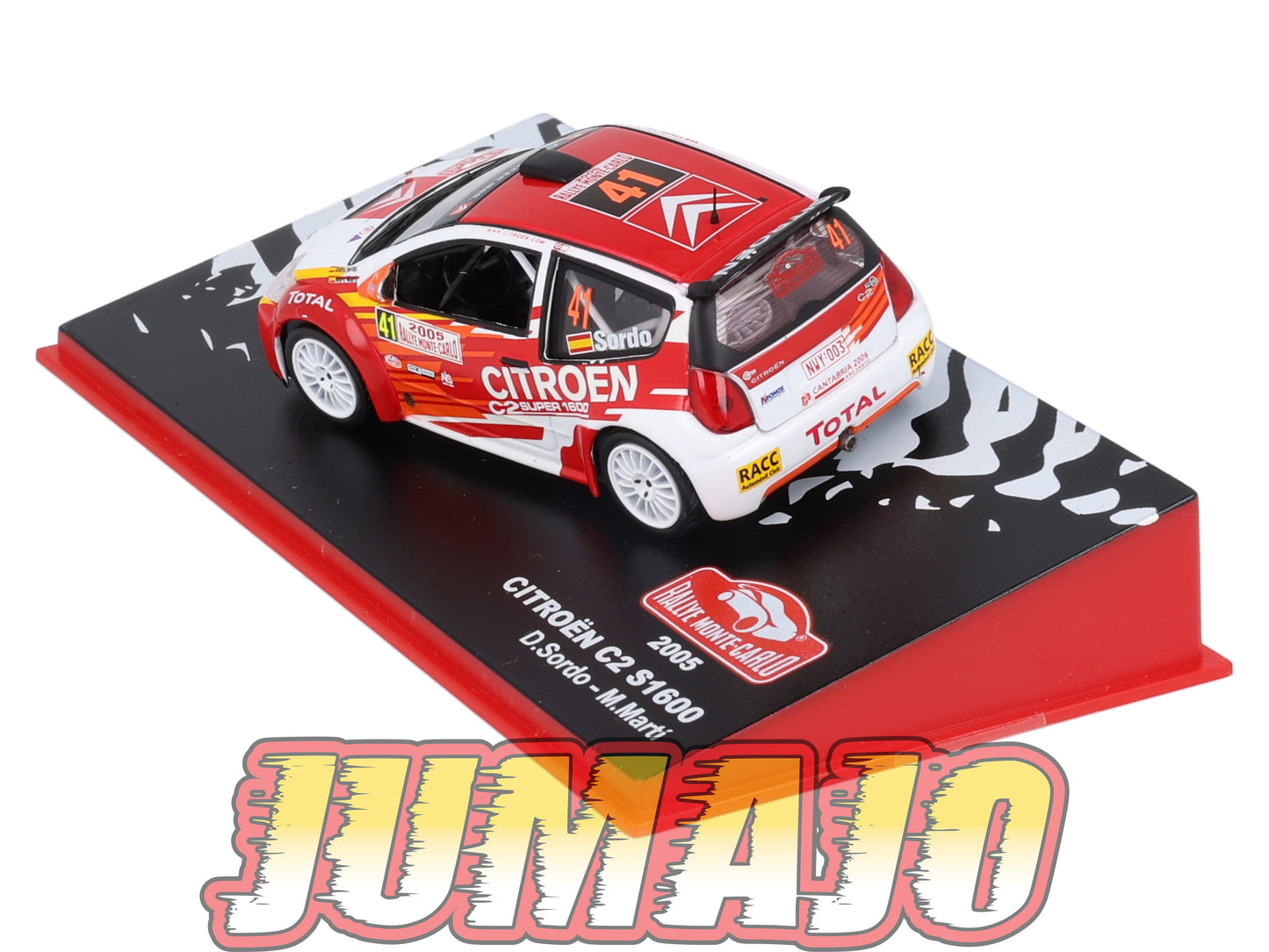 RMC78 Voiture 1/43 IXO Altaya Rallye CITROEN C2 S1600 D.Sordo 2005 #41 Monte-carlo